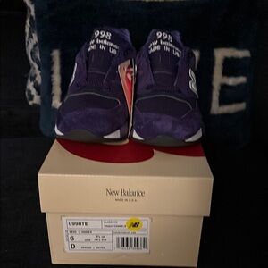 New Balance 998 Purple Sneakers